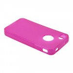 Wholesale iPhone 4S 4 TPU Gel Case (Hot PInk)
